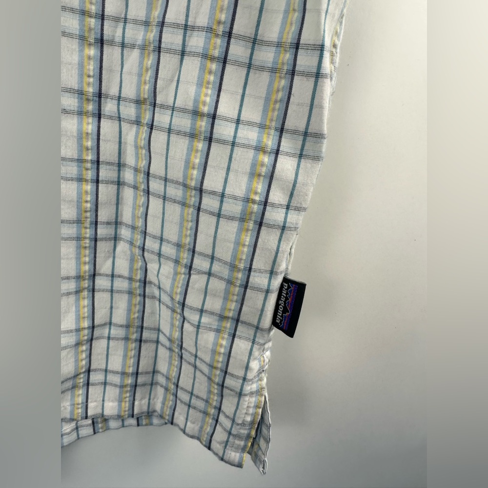Men's Patagonia M Short Sleeve Striped Casual Button Down‎ Tee Shirt - Picture 7 of 8